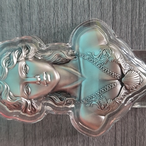 Silver Goddess Venus Or Mermaid Two Oz Silver New W Out Tags Korean 2024 - Picture 2 of 7